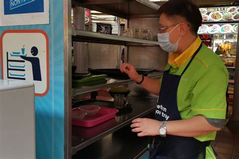 Use squeegee. . Hawker centre cleaning schedule